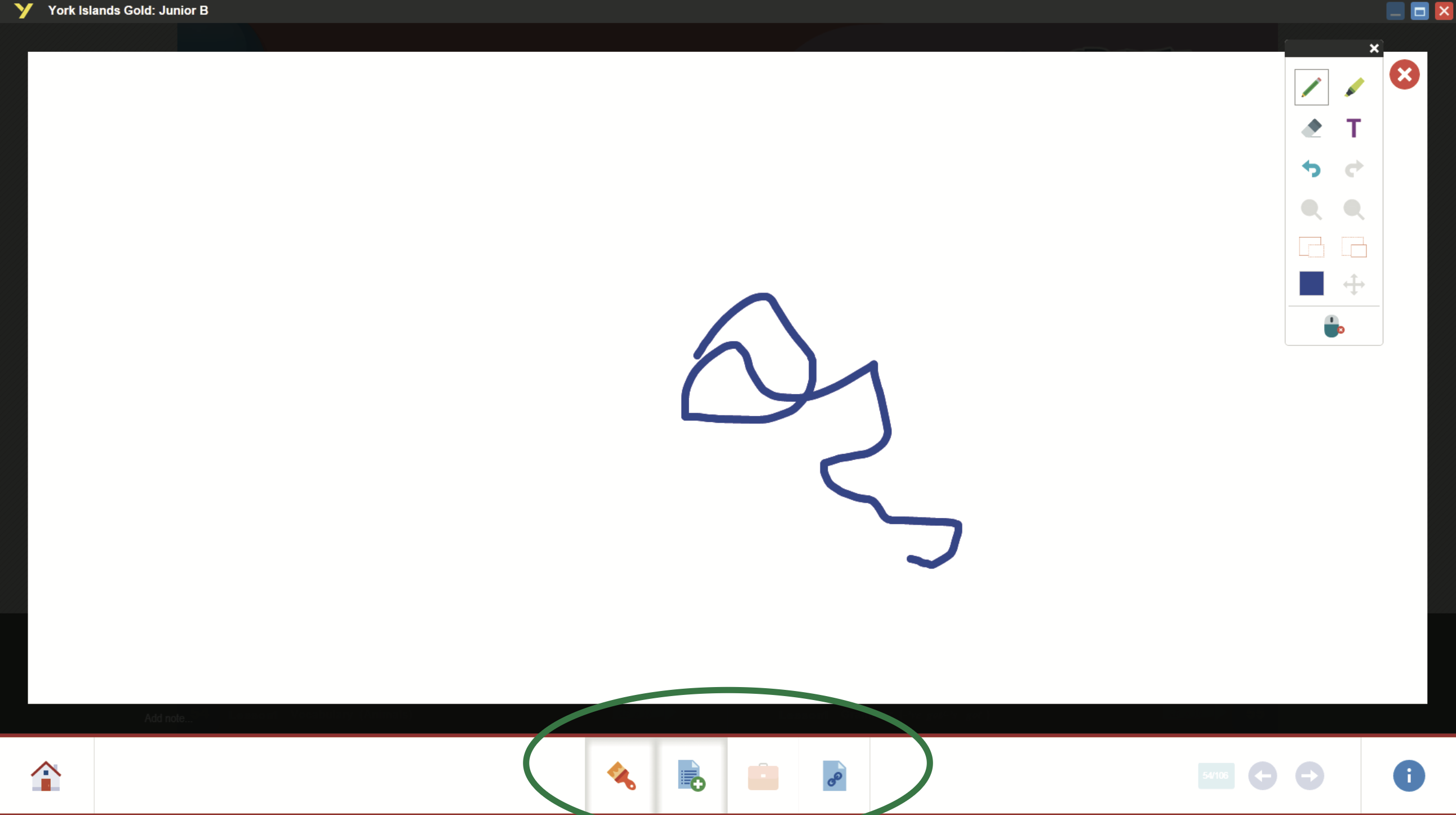 York Press whiteboard in action